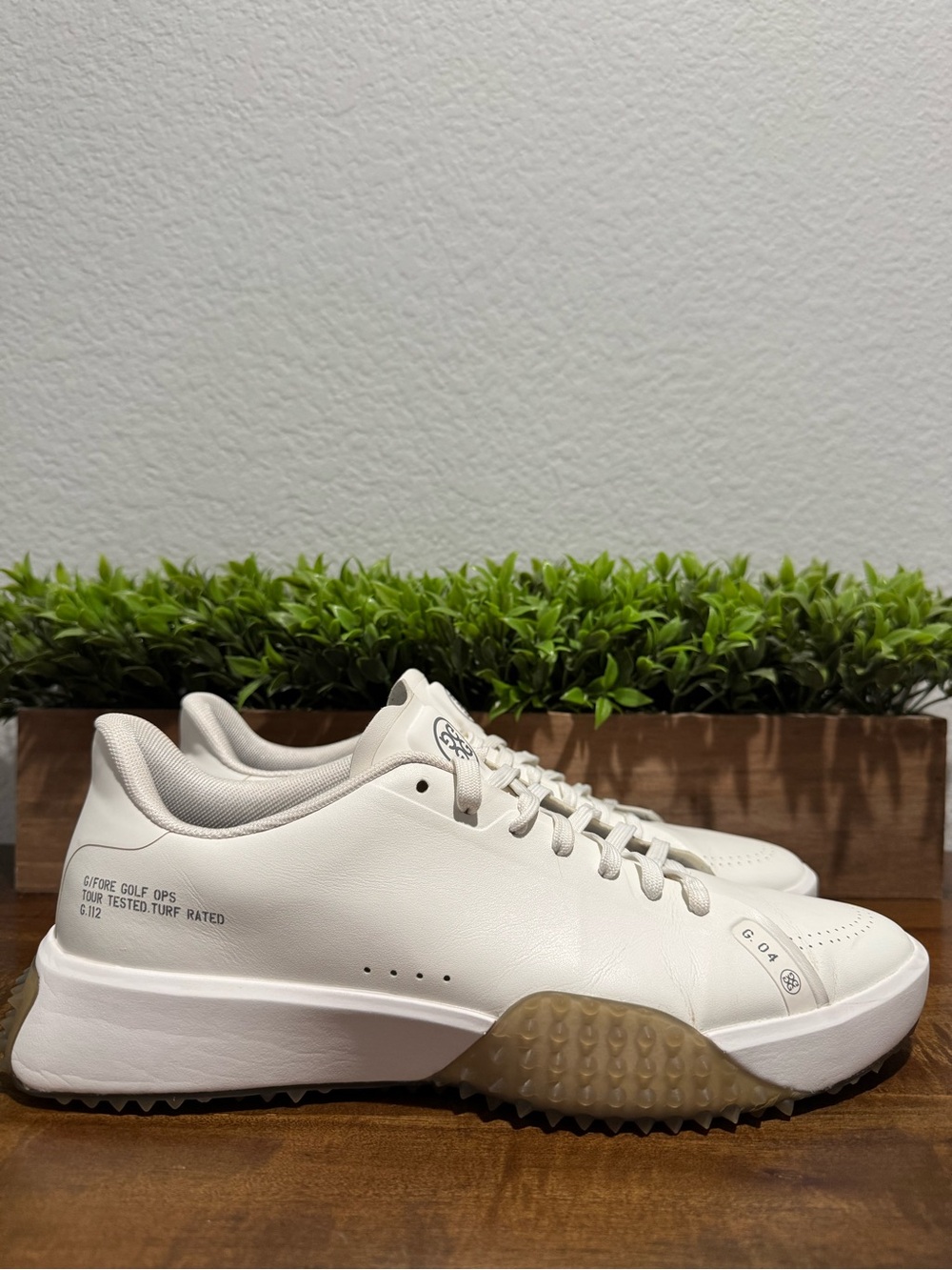 G/FORE G.112 Spikeless Golf Shoes White Gray G4MF23EF104 Men’s Size 11